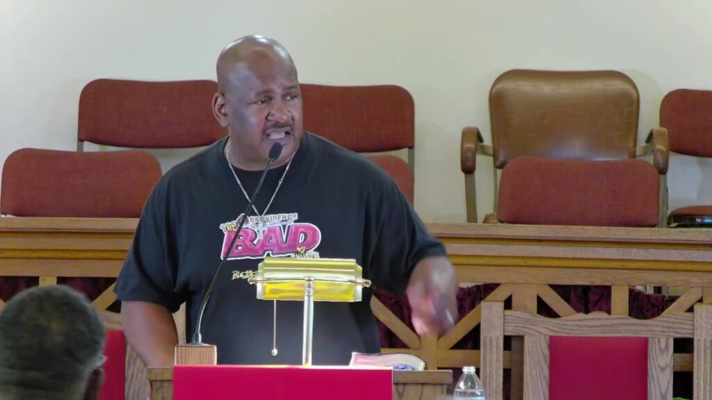 Preacher preaching — Sunday Morning Worship — June 21, 2026